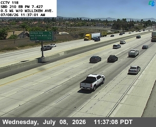 Snapshot from I-210 : (118) 0.5 Miles West of Milliken