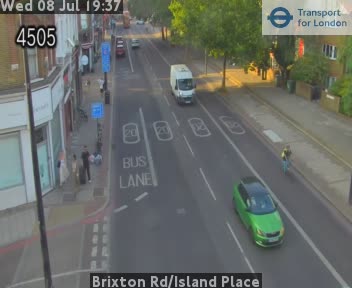 Snapshot from Brixton Rd/Island Place