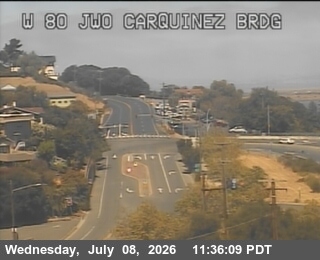 Snapshot from TV972 -- I-80 : Just West Of Carquinez Brdg
