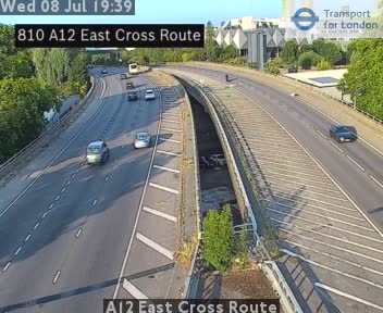 Snapshot from A12 East Cross Route