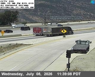 Snapshot from I-15 : (220) NB Kenwood On