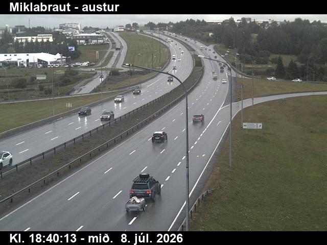 Snapshot from Ártúnsbrekka — Miklabraut austur