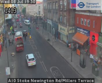 Snapshot from A10 Stoke Newington Rd/Millers Terrace