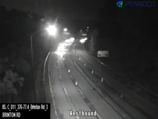Snapshot from I-376 @ MM 77.4 (Brinton Rd) Eastbound
