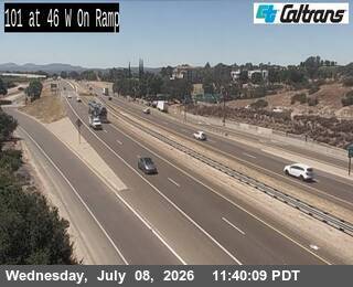 Snapshot from US-101 : SR-46 West Onramp