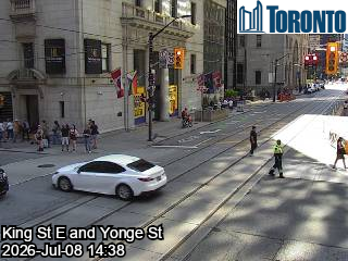 Snapshot from YONGE ST / KING ST
