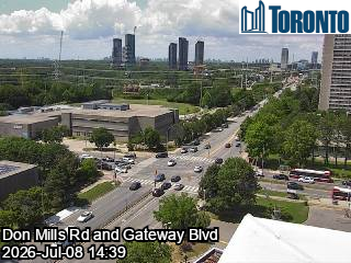 Snapshot from DON MILLS RD / OVERLEA BLVD / GATEWAY BLVD