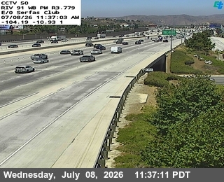 Snapshot from SR-91 : (50) East of Serfas Club