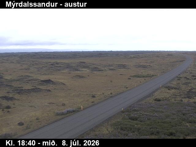 Snapshot from Mýrdalssandur — Mýrdalssandur séð til austurs