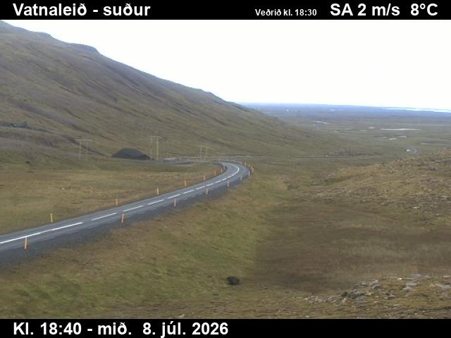 Snapshot from Vatnaleið — Vatnaleið séð til suðurs