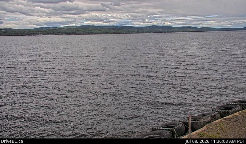 Snapshot from Francois Lake Northbank Ferry Landing - S