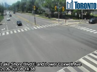 Snapshot from LAKE SHORE BLVD E / EMDAABIIMOK AVE / ASHBRIDGES BAY PARK RD
