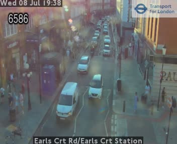 Snapshot from Earls Crt Rd/Earls Crt Station