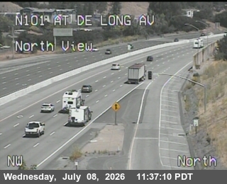 Snapshot from TVE89 -- US-101 : AT DE LONG AVE
