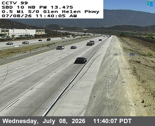 Snapshot from I-15 : (99) 0.5 Miles S of Glenhelen