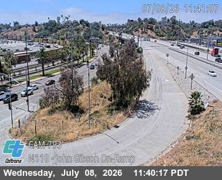 Snapshot from I-110 : (793) John Gibson Bl On-Ramp