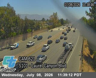 Snapshot from US-101 : (621) Laurel Canyon Blvd