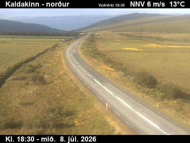 Snapshot from Kaldakinn — Kaldakinn til norðurs