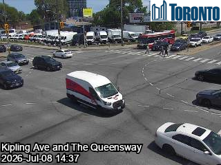 Snapshot from KIPLING AVE / THE QUEENSWAY