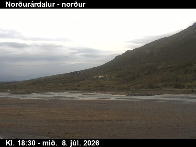 Snapshot from Norðurárdalur í Skagafirði — Norðurárdalur til norðurs