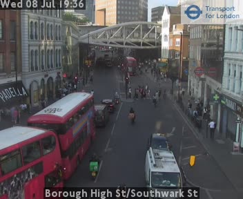Snapshot from Borough High St/Southwark St