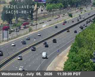 Snapshot from Hwy 50 at Hazel Ave OC WO WB 1