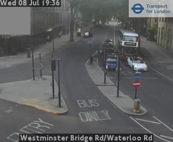 Snapshot from Westminster Bridge Rd/Waterloo Rd
