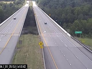 Snapshot from I-376 @ MM 15 (East Of US 422) Westbound