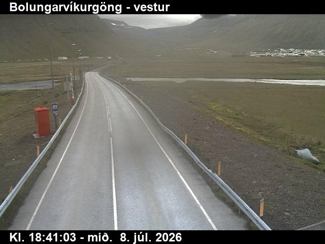 Snapshot from Bolungarvíkurgöng við Bolungarvík — Bolungarvíkurgöng séð að Bolungarvík