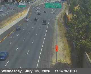 Snapshot from TV508 -- I-80 : Just East Of Hilltop Drive