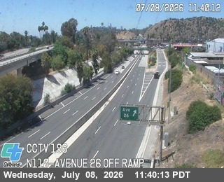 Snapshot from I-110 : (196) Avenue 26 Off Ramp