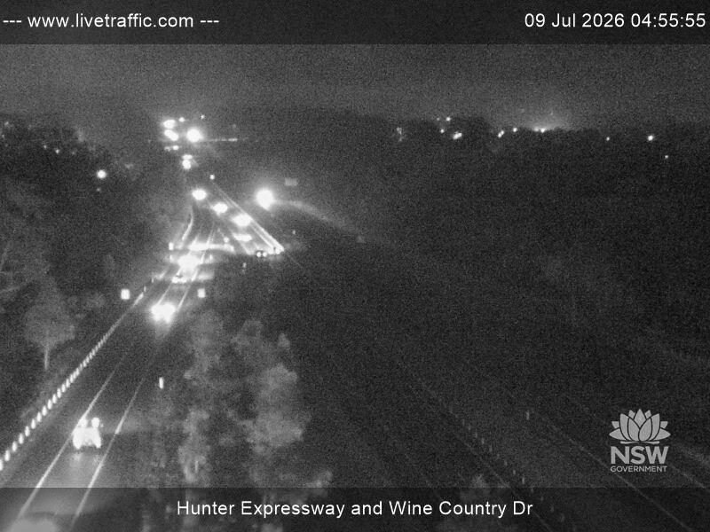 Snapshot from Hunter Expressway and Wine Country Dr