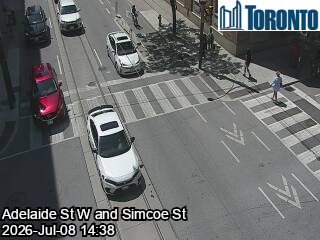 Snapshot from ADELAIDE ST W / SIMCOE ST