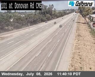 Snapshot from US-101 : North of Donovan Rd