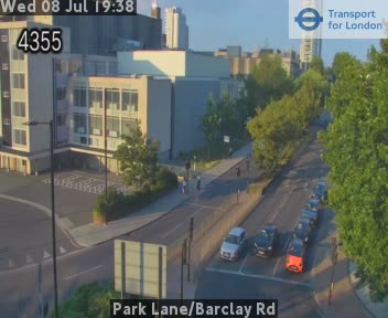 Snapshot from Park Lane/Barclay Rd