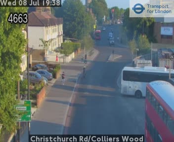Snapshot from Christchurch Rd/Colliers Wood