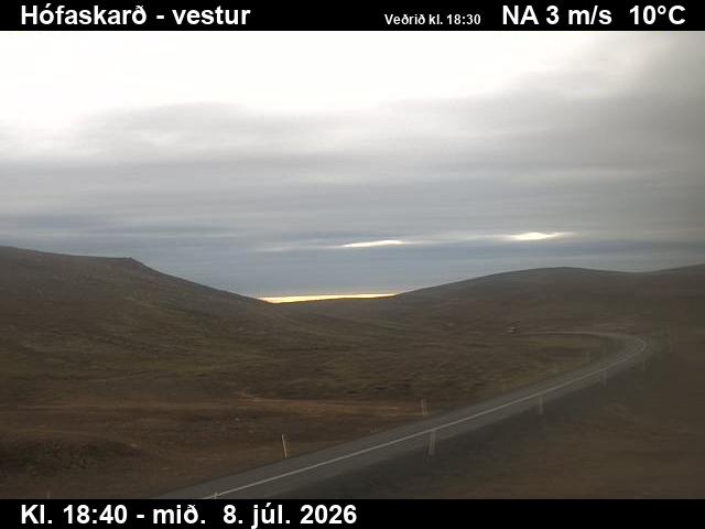Snapshot from Hófaskarð — Hófaskarð séð til vesturs