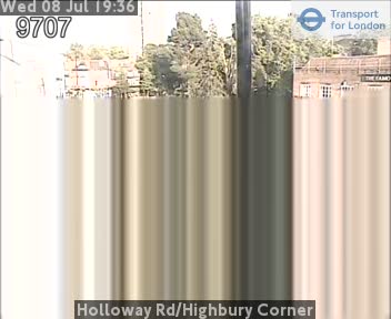 Snapshot from Holloway Rd/Highbury Corner