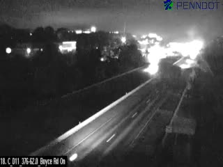 Snapshot from I-376 @ MM 62 (Boyce Rd) Eastbound