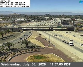 Snapshot from SR-91 : (59) SR-60 / I-215 South East Quad