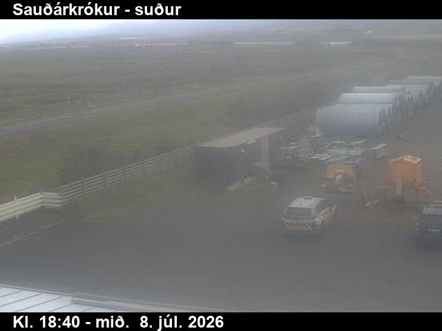 Snapshot from Sauðárkrókur — Sauðárkrókur séð til suðurs að Varmahlíð