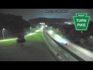 Snapshot from I-76 @ Exit 75, New Stanton Interchange Westbound