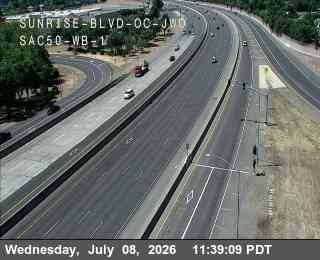 Snapshot from Hwy 50 at Sunrise Blvd OC JWO WB 1
