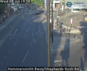 Snapshot from Hammersmith Bway/Shepherds Bush Rd
