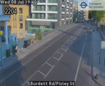 Snapshot from Burdett Rd/Pixley St
