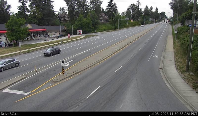 Snapshot from Kanaka Way at Lougheed - eastbound