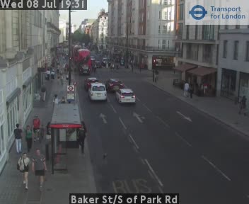 Snapshot from Baker St/S of Park Rd
