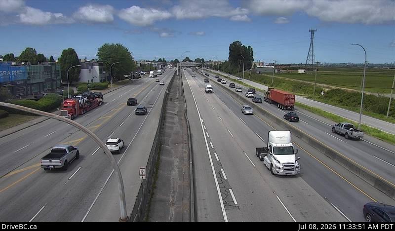 Snapshot from Hwy 91 at Fraserwood Way - W