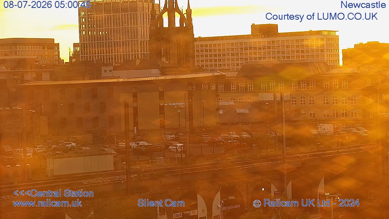 Thumbnail for Newcastle Central Station Northeast Approach (UK)