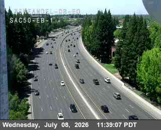 Snapshot from Hwy 50 at Zinfandel Dr EO EB 1